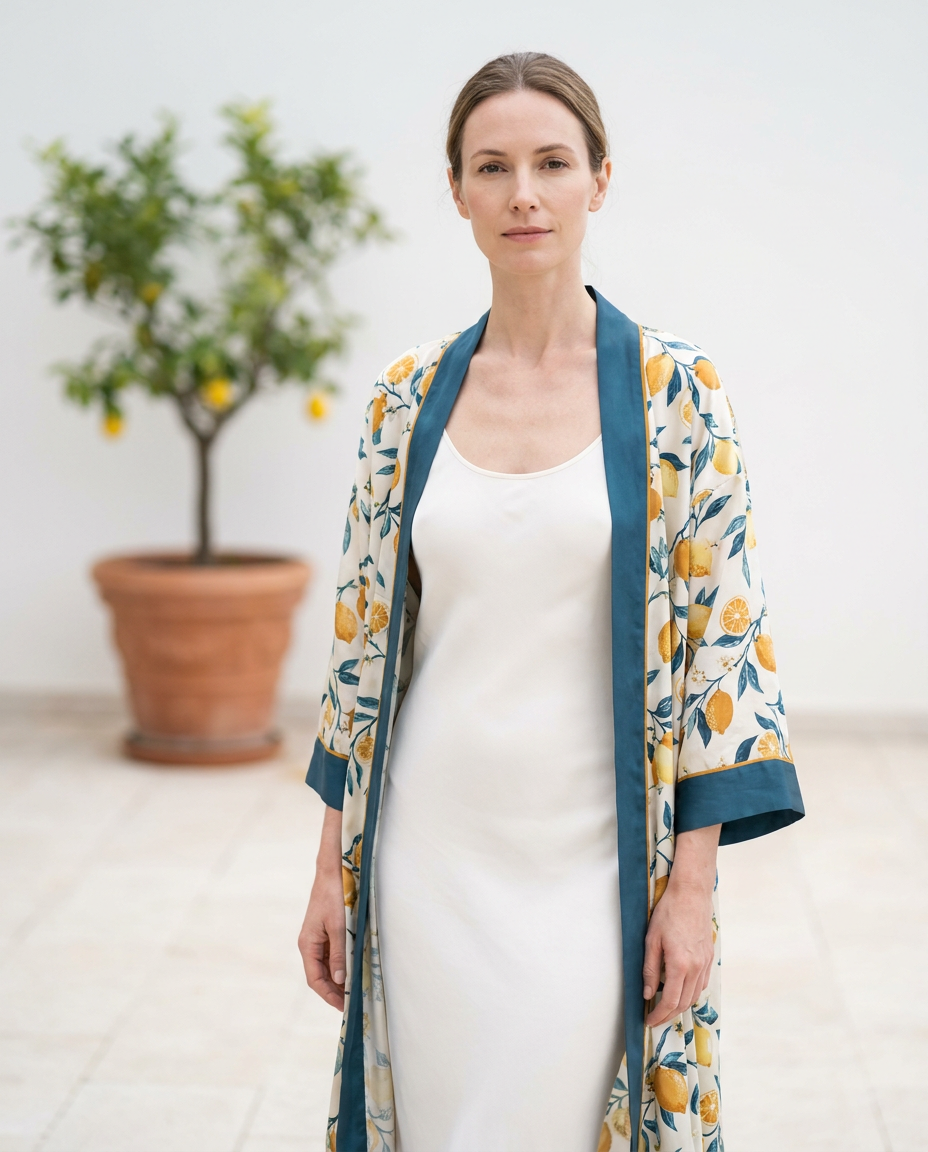 Kimono Amalfi — KIMOWI 2026 editorial