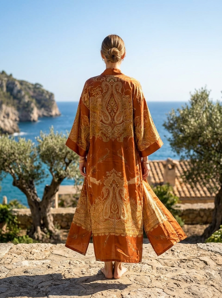 Kimono Tangerine · back view